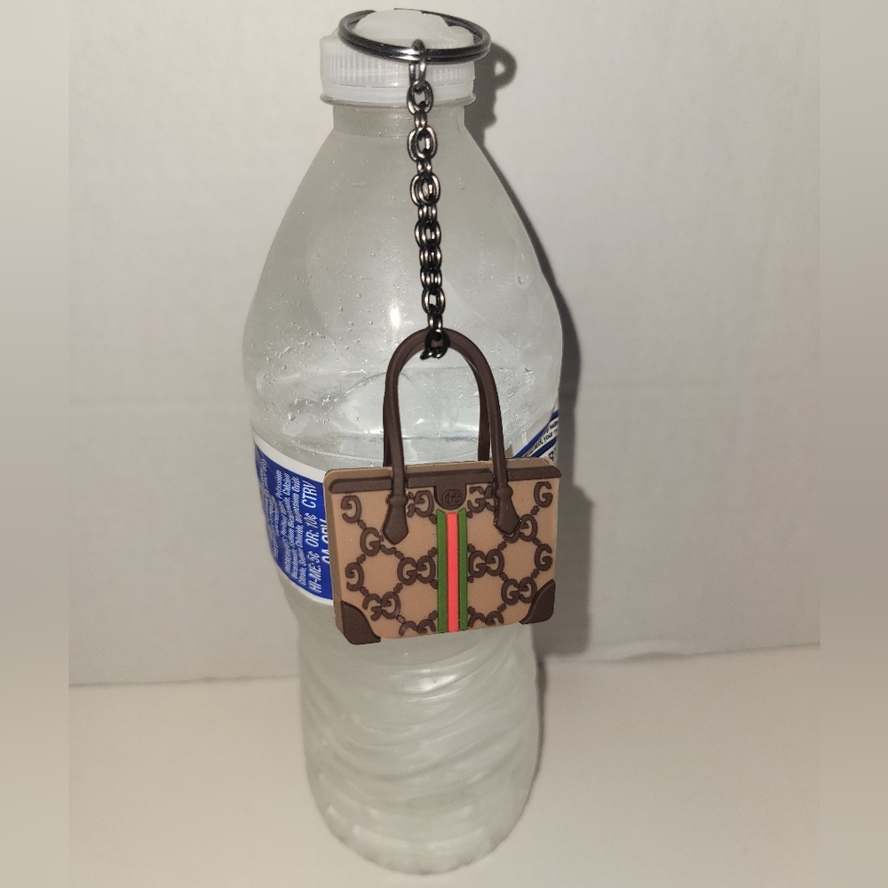 Assorted Lux Fun Print Bag Charms Unbranded